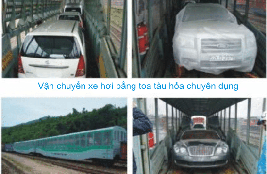 Vận chuyển ô tô bằng tàu hỏa- giá rẻ- uy tín- chống xước - Công ty vận tải đường sắt Nam Long